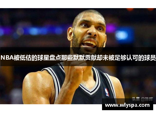 NBA被低估的球星盘点那些默默贡献却未被足够认可的球员