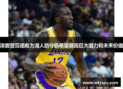 浓眉赞范德彪为湖人防守新希望展现巨大潜力和未来价值